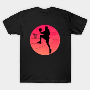 Basketball slam dunk retro vintage T-Shirt